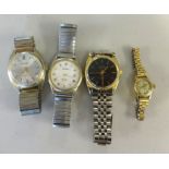 Three gents wristwatches including Citron, Sekonda and Parmex together with a ladies Rotary