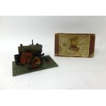 A vintage Bowman stationary steam engine.