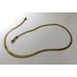 9ct gold necklace, 5.2gms