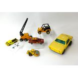 Diecast and other model cars, including playworn, Burrago, Matchbox, Corgi also Star Wars collectors