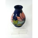 Moorcroft, a baluster shape vase, impressed marks, 14cm.