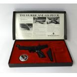 The Hurricane, air pistol by Webley, boxed.