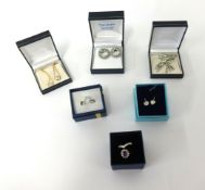 A collection of various dress jewellery including rings, bracelets, watches, earrings etc.