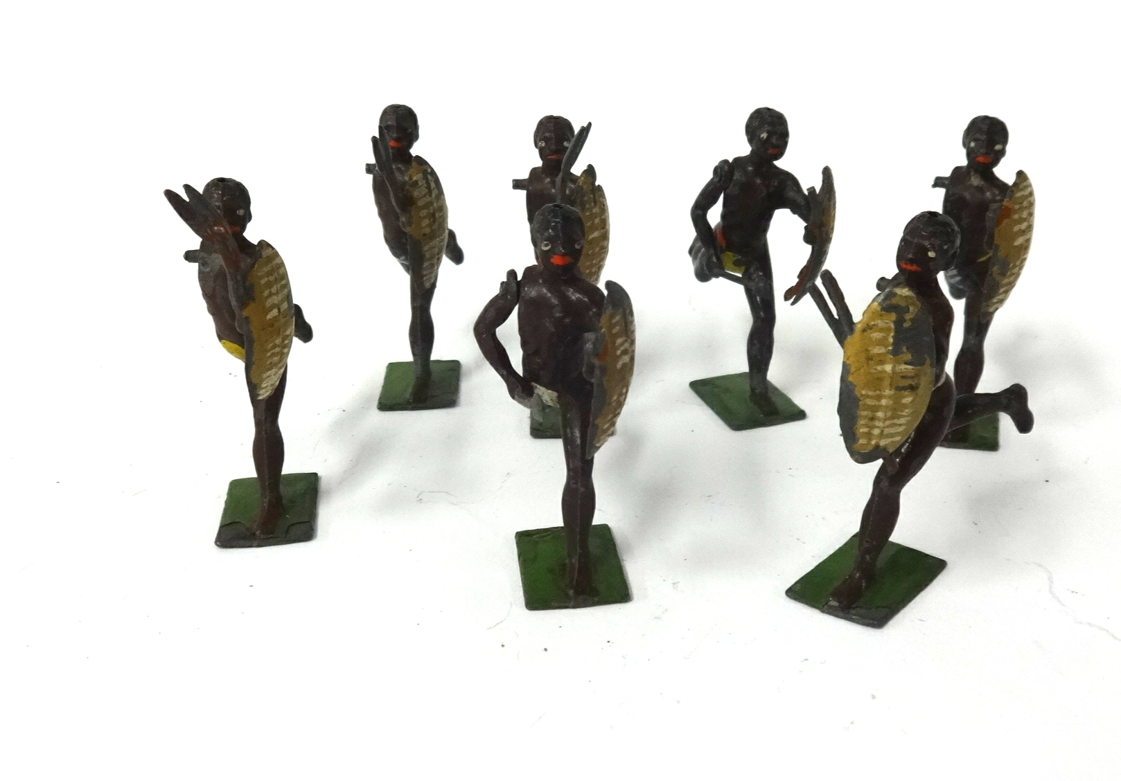 A large collection of antique lead figures including Military, Naval, Horseback, Scots guard, - Image 4 of 7