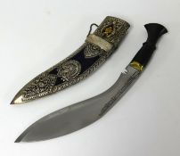 A 1970 7th GR Kothimora kukri knife.