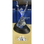 Swarovski, Magic of Dance, Isadora with stand and plaque.