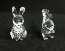 Swarovski, Rabbit and Squirrel.