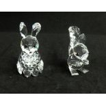 Swarovski, Rabbit and Squirrel.