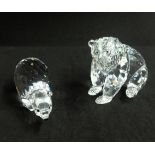 Swarovski, collection of two Bears.