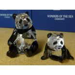 Swarovski, SCS 2008 A/E ‘Endangered Wildlife’ Pandas 900918.