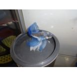 Swarovski, No. 236718 Blue Siamese Fighting Fish .