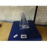 Swarovski, Sailing Ship, boxed.