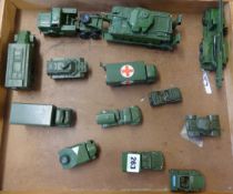 Dinky Toys , collection army vehicles (12).