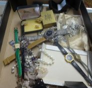 A collection of various general jewellery including some watches,