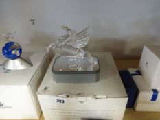 Swarovski, Annual Edition 1998, Fabulous Creatures, The Pegasus on glass stand, boxed.