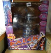 Various collectables including Dr Who Dalek radio controlled, Marx Toy whistling locomotive (boxed),