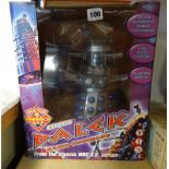 Various collectables including Dr Who Dalek radio controlled, Marx Toy whistling locomotive (boxed),