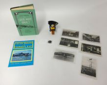 An interesting collection of Burgh Island items including Tom Crocker Burgh Island figurine height