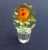Swarovski Crystal Glass, Medium Sunflower, 856211.
