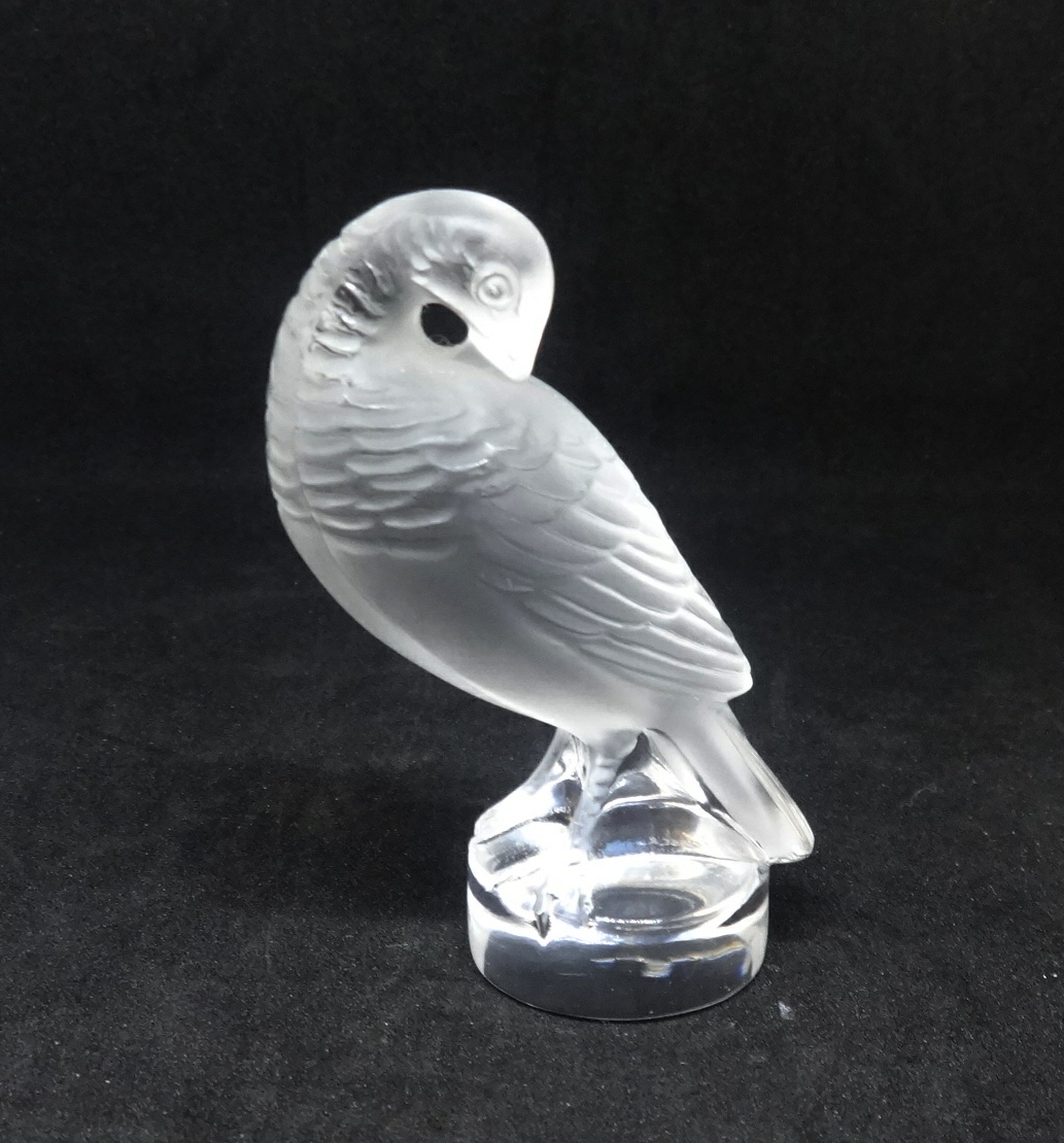 Lalique, crystal Turtledove.