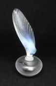 Lalique, perfume bottle, coquillage shell, height 17cm, width 7cm.