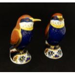 Royal Crown Derby, a pair of bee eater birds (2)