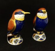 Royal Crown Derby, a pair of bee eater birds (2)