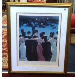 Jack Vettriano, poster from The Portland Gallery, 'The Waltzers', together with a signed copy of the