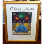 Brian Pollard, poster 'Music of The Night', signed limited edition.