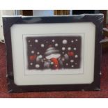 Doug Hyde, postcard signed and titled 'Let It Snow', 14cm x 19cm.