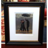 Jack Vettriano OBE (born 1951), signed limited edition giclee print ''Dancer in Emerald', No.144/350