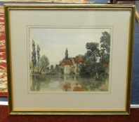 H.Goodall-Quaintance, 'Iffley Mill 1869 Oxford', watercolour, signed, 20cm x 25cm.