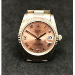 Rolex, Oyster Perpetual Datejust, a 1983 ladies 18ct white gold bracelet watch, model 68279, case no