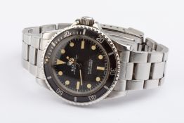 Rolex, Submariner 5513, a 1978 gents stainless steel wristwatch, case no. 5133222.