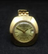Bucherer, a ladies 18ct automatic wristwatch with service guarantee dated 1973 and original