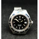Omega Seamaster Chronometer, a gents 1993 stainless steel wristwatch reference to 8005001, 49550203,