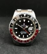 Rolex, GMT Master II Oyster Perpetual Date, gents stainless steel wristwatch, in excellent