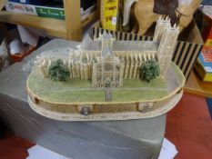 Lilliput Lane a large Westminster Abbey group, boxed circa 1995.