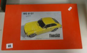 Wills Finecast, model 1244 scale MGBGT metal kit, boxed.