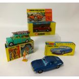 Corgi, 485 BMC Mini Countryman, boxed together with Corgi 341 Mini Marcos GT and Corgi 332 Lancia,