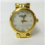 Raymond Weil, Swiss, a ladies gold plated wristwatch.