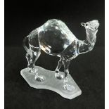 Swarovski Crystal (boxed) Camel and stand