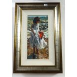 Sherree Valetine Daines, a pair of hand enhanced canvas prints, limited edition with certificates