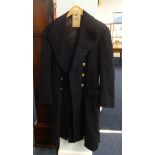 Commander J.F. H Page RN. Second World War Royal Navy Officer’s Greatcoat dated 1944 with