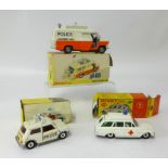 Dinky, 287 Police Accident Unit, 250 Police Mini Cooper, 278 Warsaw Ambulance, boxed (3).