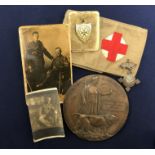 A Great War Memorial Plaque awarded to (Corp) David Richard Thomas, Royal Army Medical Corp,