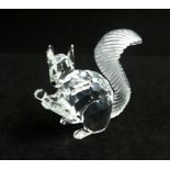 Swarovski Crystal (boxed) 10th Anniversary Edition The Squirrel and stand