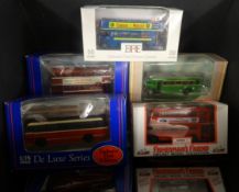 EFE, a collection of Diecast model buses, approx 18, list available.