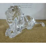 Swarovski Crystal (boxed) Annual Edition 1995 'Inspiration of Africa' The Lion