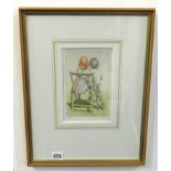 Donald Gregg, a pair of signed limited edition prints 'The Shared Seat' and 'On the Beach, Summer